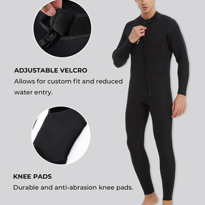 Combinaison de plongée flexible pour hommes, pour la plongée sous-marine et la plongée avec tuba, vêtements de sports nautiques haute performance, genouillères résistantes à l'abrasion - Product Image 4