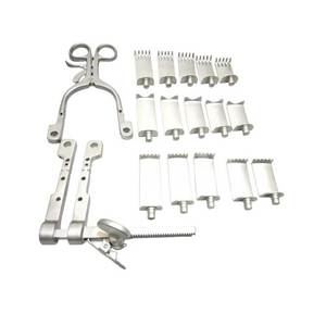Juego de 17 piezas de instrumentos ortopédicos quirúrgicos para columna cervical y espina dorsal, de acero inoxidable, de la mejor calidad, para cirugía. - Product Image 4