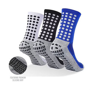 ถุงเท้าฟุตบอลสไตล์สโมสรฟุตบอลยุโรป ถุงเท้ายาวถึงเข่า พื้นผ้าขนหนู ถุงเท้ากีฬา - Product Image 1