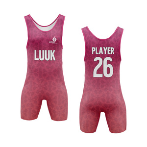 Custom One-Piece Wrestling <b>Singlet</b> Durable Lightweight Athletic Wear Moisture Management Fabric Wholesale Production Service - Product Image 3