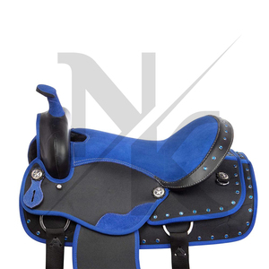 Selle Western en cuir véritable de qualité supérieure pour l'équitation, la course de barils, le ranch, le trail, le cowboy – Fabricant OEM personnalisé - Product Image 3