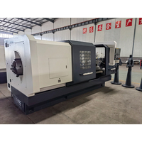 QK1332 Equipo de Mecanizado de Precisión, Estructura Horizontal, Torno de Metal para Producción Industrial, Máquina CNC para Roscado de Tuberías