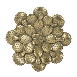 Targa da Parete D10x1.6 con Motivo Succulento, Elegante Opera d'Arte Decorativa - Product Image 3