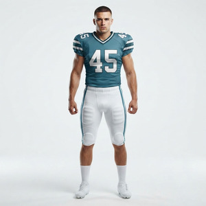 Wholesale Custom American <b>Football</b> Uniform Professional Sublimated Team Jersey Pants OEM Manufacturer Men Short Sleeve - Product Image 1
