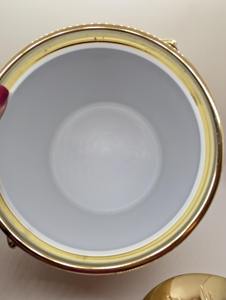 Luxury Gold Metal Ice <b>Bucket</b> with Designer <b>Lid</b> for Elegant Home Bars Cocktail Parties and Stylish Table Entertaining From India - Product Image 6