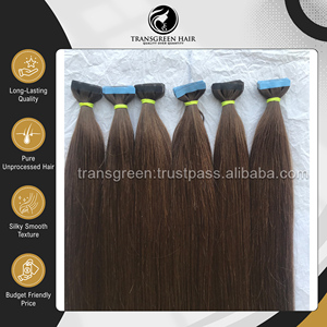 Oferta Increíble en Productos de Primera Calidad 100% Naturales Color Temple No # Extensiones de Cabello Humano Liso en 4 Tiras a un Precio Excepcional - Product Image 5