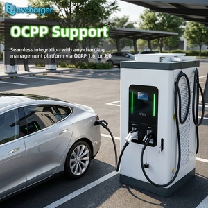 เครื่องชาร์จ Evcharger 480kW แบบเร็วพิเศษ DC ชนิด CCS2 สำหรับรถบรรทุกหนักและยานพาหนะจำนวนมาก สีขาว แบบติดตั้งบนพื้น - Product Image 2