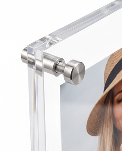 Elegance Acrylic Memory Frame | Premium for Modern Floor Standing <b>Display</b> <b>Unit</b> for Celebrating Special Moments - Product Image 4