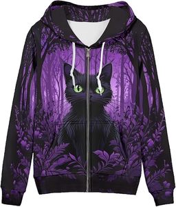 Sudadera con Capucha Transpirable de Forro Polar para Mujer ROMEO INDUSTRY, Diseño Frontal con Transferencia Térmica, Otoño/Invierno, Informal, 95% Poliéster, 5% Elastano, Tallas XS-5XL - Product Image 1