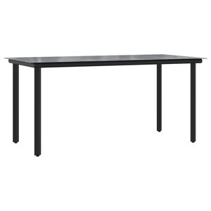 Ensemble de salle à manger de jardin en rotin PE beige, matériaux résistants aux UV standard pour la salle à manger en plein air - Product Image 4