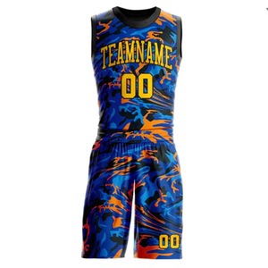 Uniformes de Baloncesto Reversibles, Conjunto de Camiseta y Pantalones Cortos Ligeros de Alto Rendimiento, Ropa Deportiva Personalizada para Clubes y Ligas, Trajes de Baloncesto para Entrenamiento - Product Image 2