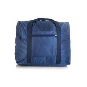 Bolsa de viaje plegable, bolsa de lona ligera, bolsa deportiva para gimnasio, equipaje de fin de semana, bolsa de mano azul marino para viajes en avión. - Product Image 3