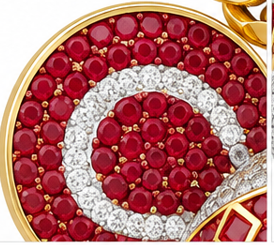 Orelia Luxe Hip Hop Cartoon <b>Rabbit</b> Pendant Necklace with Micro Insert Zircon Charm 925 Silver Gold Plated Jewelry for Party Gift - Product Image 4