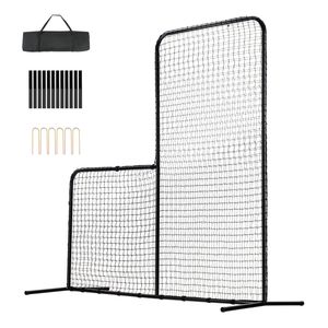 Gabbia da Battuta Portatile a L 7x7 piedi per Baseball e Softball con Schermo di Sicurezza e Borsa per il Trasporto - Product Image 1