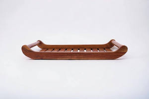 Bandeja de Comedor Rectangular de Madera de Lujo al por Mayor, Plato de Servicio para Hoteles y Restaurantes, Vajilla Elegante Estilo Teca - Product Image 5