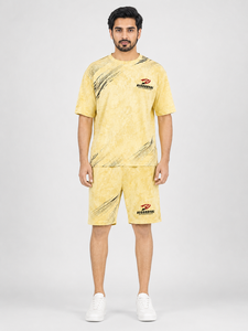 Ensemble d'été délavé à l'acide pour hommes, modèle 2026, vente en gros, confortable, respirant, léger, service OEM - Product Image 1