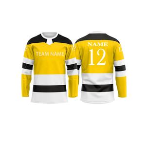 Uniformes deportivos de alta calidad, diseño personalizado, sublimación, equipo de Hockey sobre hielo, conjunto de Jersey corto - Product Image 2