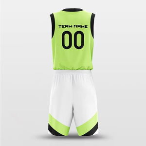 Ventes en gros de maillots et shorts de basket-ball personnalisés avec logo, sublimation, polyester, séchage rapide, pour enfants et adultes, OEM - Product Image 4