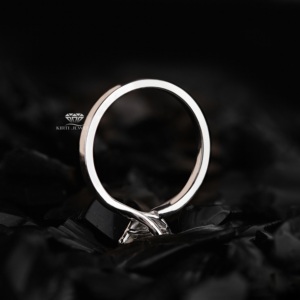 Anillo de Diamante Cultivado en Laboratorio, Redondo, Oro 14K, Clásico, Solitario, para Compromiso, Boda, Aniversario, Fabricante y Proveedor - Product Image 3
