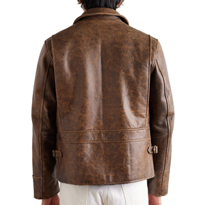 Custom Logo Men Fashion Leather <b>Jacket</b> High Quality Streetwear Leather <b>Jacket</b> for Men Fashionable Customized Leather <b>Jacket</b> - Product Image 2
