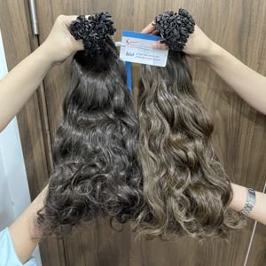 Oferta Especial: Cabello Humano Vietnamita con Punta Plana, Muy Alta Calidad, Personalizado en Todos los Colores, Venta al Por Mayor SDD - Product Image 2