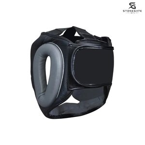 Protector de Cabeza Ligero y Transpirable para Boxeo, Personalizable, de Cuero, con Correas Ajustables para Entrenamiento de MMA y Sparring 2026 - Product Image 3