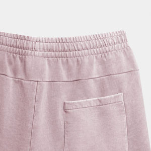 Pantalones Cortos Deportivos Personalizados OEM para Hombre, de Nailon/Algodón, Casuales, Cintura Media Elástica, Tejido Sólido, Transpirables, Ligeros, de Lona, para Gimnasio y Fitness - Product Image 6