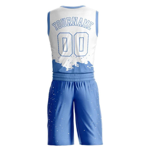 Conjunto de Camiseta de Baloncesto Sublimada Personalizada, Transpirable, Unisex, para Adultos, con Nombre y Número del Equipo Impresos, Camiseta sin Mangas - Product Image 3