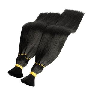 Extensions de cheveux humains vierges à 100 %, à clipser, pour femmes, aspect naturel doux, application facile, vente en gros d'usine indienne - Product Image 1