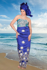 2023 nueva colección de alta calidad nigeriana boda George tela bordada decoración tafetán africano seda para adultos mujeres - Product Image 2