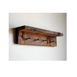 Wooden <b>Key</b> Hook Contemporary Residential <b>Organizer</b> Crafted to Blend Everyday Convenience with Decorative Interior Excellence - Product Image 4