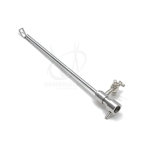 Gaine d'endoscope manuelle en acier inoxydable pour chirurgie de lifting des sourcils (ouverture ascendante) 4mmx17.5cm 30 degrés Réutilisable Autoclavable CE - Product Image 1