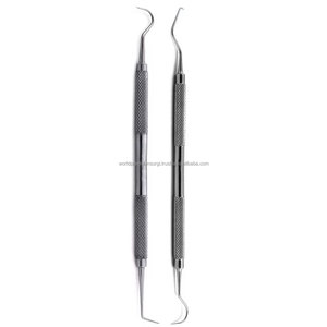 WORLD PRECISION SURGICAL Kit d'instruments dentaires professionnels en acier inoxydable, comprenant miroir, sonde exploratrice, pince, détartreur, ergonomique - Product Image 2