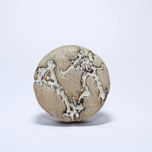 Handmade <b>Rustic</b> Mango Wood <b>Cabinet</b> Knobs with White Resin Inlay | Decorative Distressed Furniture Pulls | Vintage Style Round Wo - Product Image 1