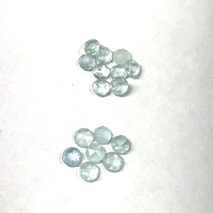 Piedras Preciosas Sueltas de Aguamarina Natural, Tamaños Variados de 2mm-5mm, Clasificadas a Mano, Alta Claridad, Corte Redondo, para Joyería - Product Image 3
