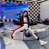 Traje de Carreras Ligero de Manga Larga para Hombre, con Bloques de Color Blanco, Negro y Rojo, de Secado Rápido, Ignífugo, para Todas las Estaciones, para Motociclismo