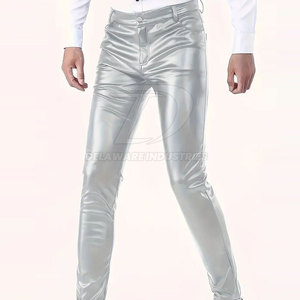 กางเกงหนังผู้ชายสุดหรู หนังนุ่มพรีเมียม ทนทาน สวมใส่สบาย เหมาะสำหรับชุดลำลองและชุดทำงาน - Product Image 3