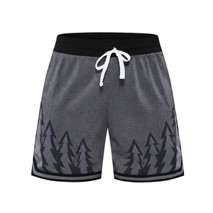 Pantalones Cortos Deportivos Transpirables de Secado Rápido para Hombre, con Logotipo Frontal, Diseño Sólido, Cintura Elástica, Casuales, para Gimnasio y Running - Product Image 4