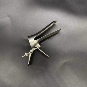 Espéculo Vaginal Cusco de Acero Inoxidable, Instrumento Ginecológico Talla L 90mmx35mm, Espéculo de Doble Hoja con Mecanismo de Rosca - Product Image 1