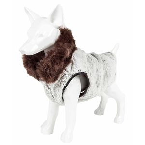 Luxe Purrlage <b>Designer</b> Fur <b>Dog</b> Coat Jacket Premium Pet <b>Clothes</b> - Product Image 4