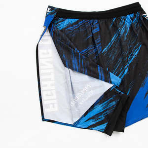 Shorts MMA personnalisés de haute qualité pour hommes, motif uni, style décontracté, respirants avec taille mi-élastique - Product Image 4