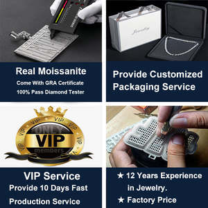 Pendentif personnalisé avec nom serti de pierres pour hommes et femmes, lettre initiale en moissanite ronde brillante couleur D, collier en argent sterling - Product Image 3