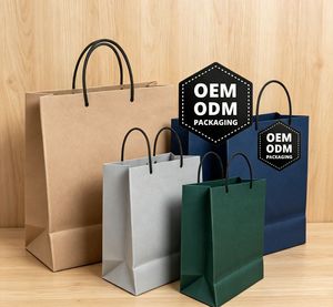 Sac en papier haut de gamme entièrement personnalisable avec logo de marque OEM/ODM - Product Image 1