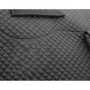 Jumping <b>Quilted</b> Horse Saddle Pad With Silver Trim Microfiber Fabric Equestrian Riding Pad Equestrian Equipment Manufacturer - Product Image 6