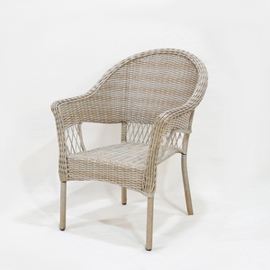 Fauteuil d'extérieur en plastique et aluminium de qualité supérieure, résistant aux intempéries, pour café - Chaise de bistrot minimaliste et moderne - Product Image 5