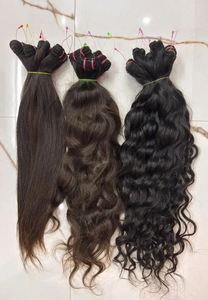 Cabello Indio Virgen Más Vendido, Extensiones de Cabello Natural Ondulado de Templo Indio, Paquetes de Cabello Indio Virgen a Precio Mayorista - Product Image 3