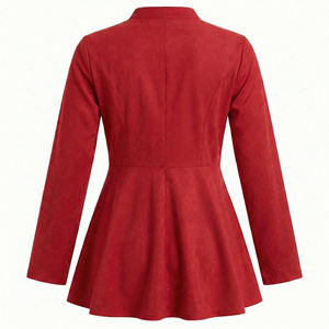 Blouse médicale élégante personnalisée pour femme, coupe ajustée, uniforme professionnel d'infirmière, vêtements d'hôpital, blouses de travail en gros - Product Image 3