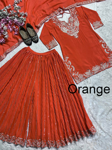 Latest Indian Heavy Embroidery Palazzo Set with Real Mirror Work Kediya Bottom and Dupatta Ethnic Party Wear Stitched Style - Product Image 4