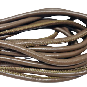 Round Genuine Leather Cord <b>String</b> for Bracelet Making Jewelry Findings Roll Pack - Product Image 1