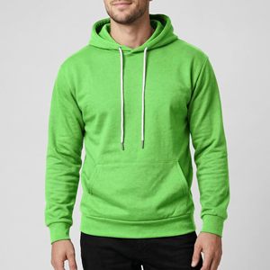 Men Blank <b>Hoodie</b> <b>Plain</b> Custom Hooded Sweatshirt Pullover 100% Cotton Heavyweight Fleece <b>Hoodie</b> Kangaroo Pocket Blend Relaxed Fit - Product Image 4